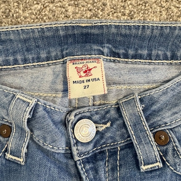 Y2K‎ True Religion Women's Lowrise Skinny Denim Jeans Size 27 - Picture 4 of 10